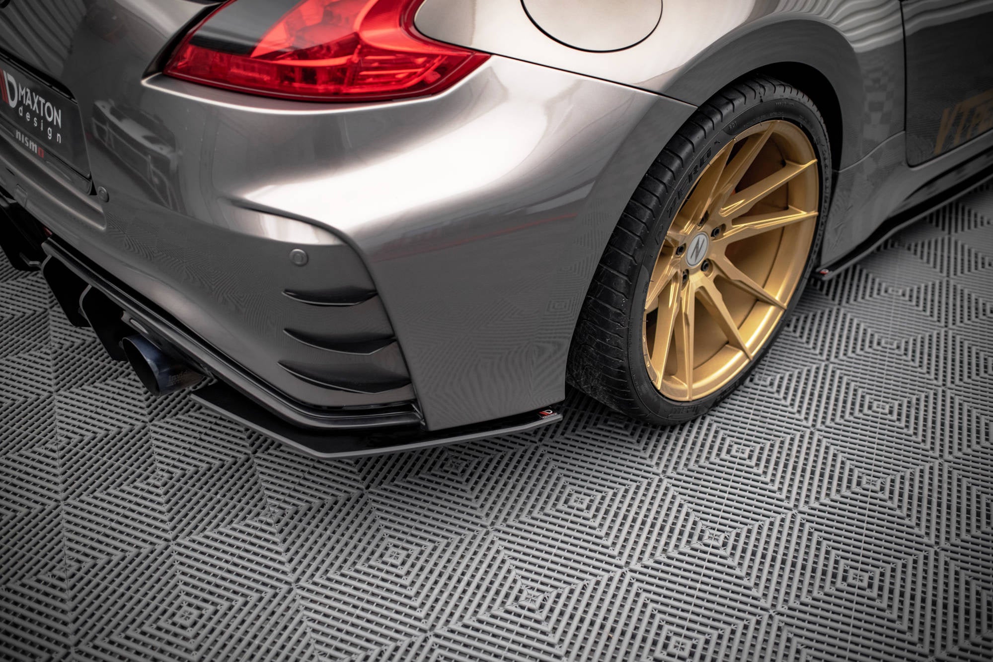 Street Pro Rear Side Splitters Nissan 370Z Nismo Facelift – Maxton Design