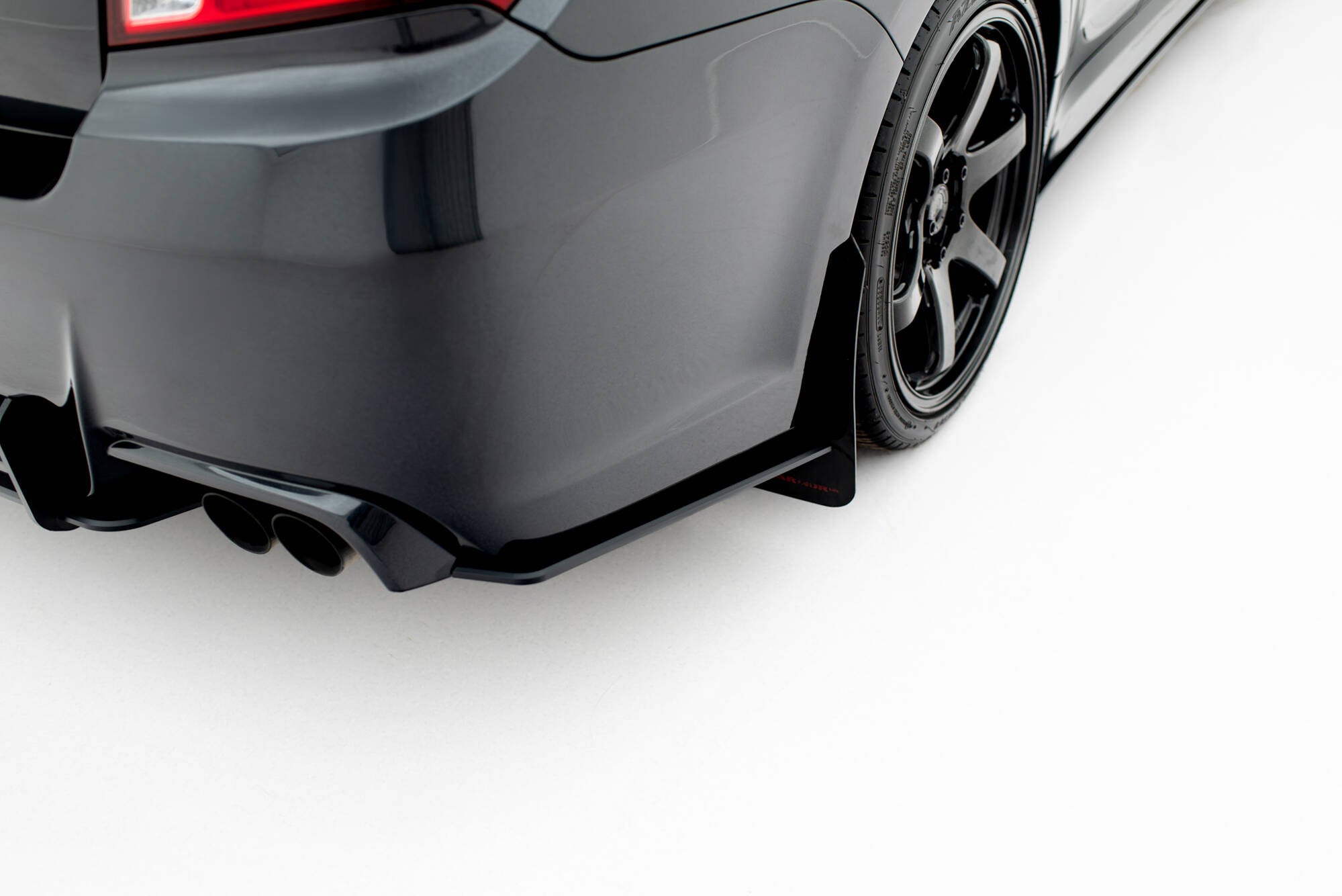 Street Pro Rear Side Splitters suitable for Subaru Impreza WRX STI