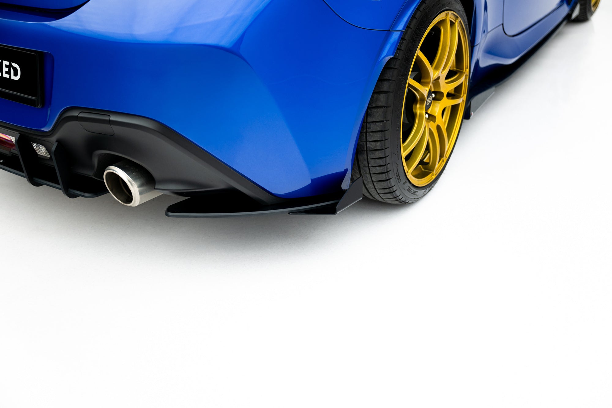 Street Pro Rear Side Splitters V.1 + Flaps suitable for Subaru BRZ