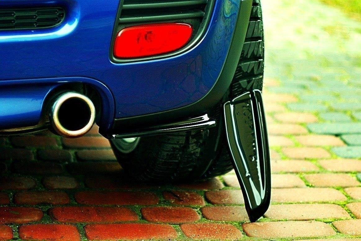 Mini R53 Rear Splitter Options REAR SIDE SPLITTERS V.1 MINI COOPER R56 JCW – Maxton Design