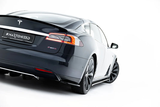 Rear Side Splitters V.1 Tesla Model S Mk1