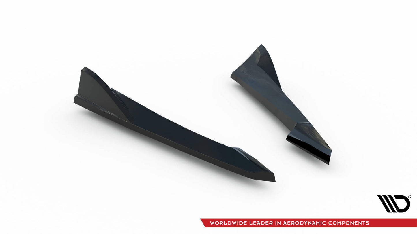 Rear Side Splitters V.2 Audi S4 / A4 S-Line Sedan B8