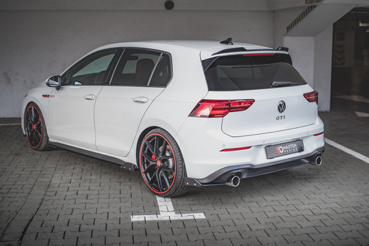 Rear Side Splitters V.2 + Flaps Volkswagen Golf GTI / GTE Mk8