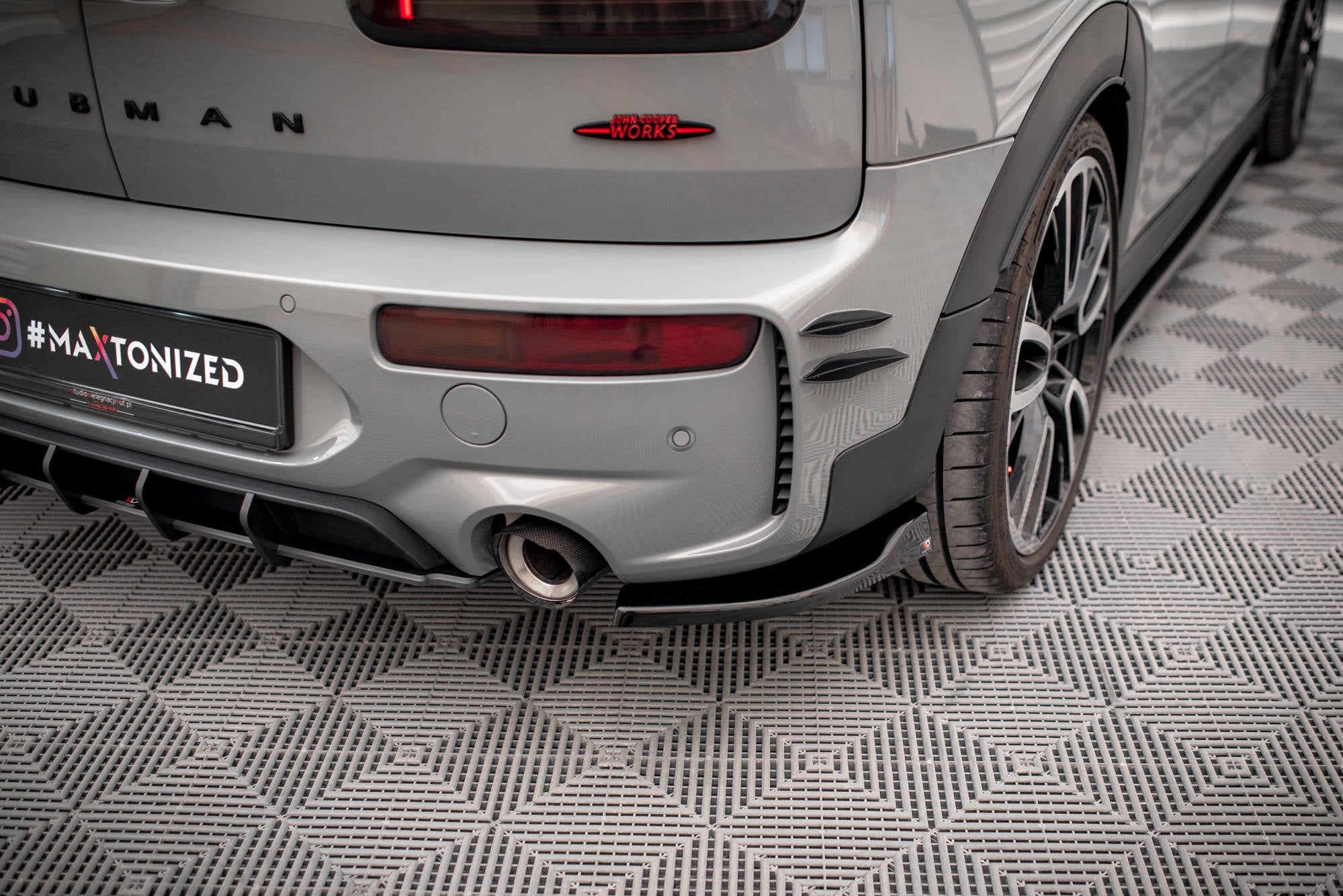 Rear Side Splitters V.2 suitable for Mini Cooper Clubman John