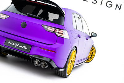 Rear Side Splitters V.2 for Volkswagen Golf R Hatchback Mk8 Facelift