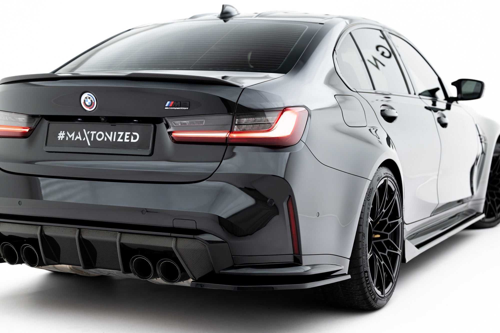M3S様分 Rear Side Splitters V.3 BMW M3 Sedan / Touring G80 / G81 – Maxton