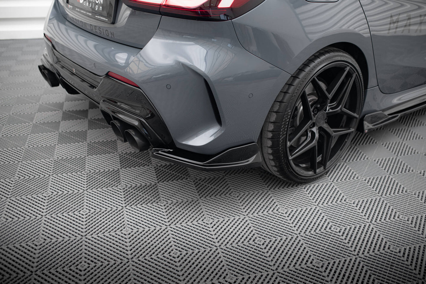 Rear Side Splitters V.4 for BMW 1 M-Pack /  M135i / 128ti F40