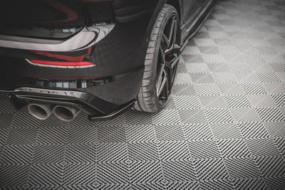 Rear Side Splitters V.4 for Volkswagen Golf R Hatchback Mk8