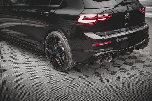 Rear Side Splitters V.4 for Volkswagen Golf R Hatchback Mk8