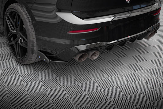 Rear Side Splitters V.5 + Flaps Volkswagen Golf R Hatchback Mk8