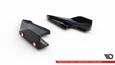 Rear Side Splitters V.5 + Flaps Volkswagen Golf R Hatchback Mk8 Facelift