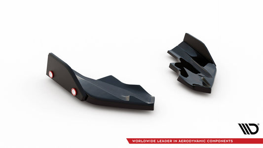 Rear Side Splitters V.6 + Flaps Volkswagen Golf R Hatchback Mk8 Facelift