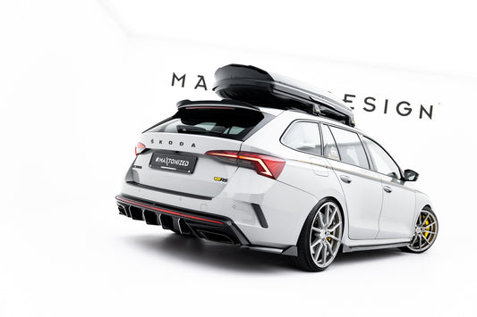 Rear Side Splitters V.8 Skoda Octavia RS Liftback / Combi Mk4 