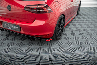 Rear Side Splitters Volkswagen Golf GTI Clubsport Mk7