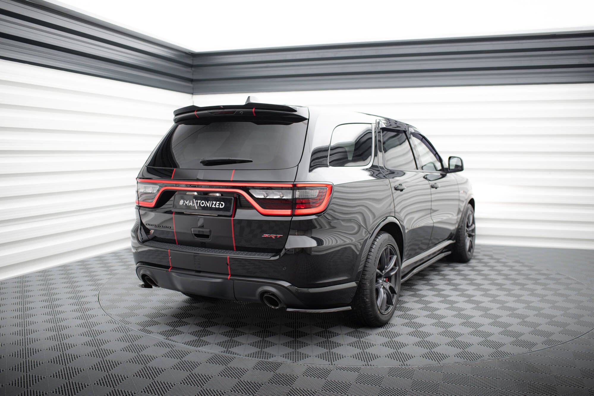 Durango Rear Spoiler Spoiler Cap V.1 Dodge Durango Facelift RT Mk3 – Maxton Design