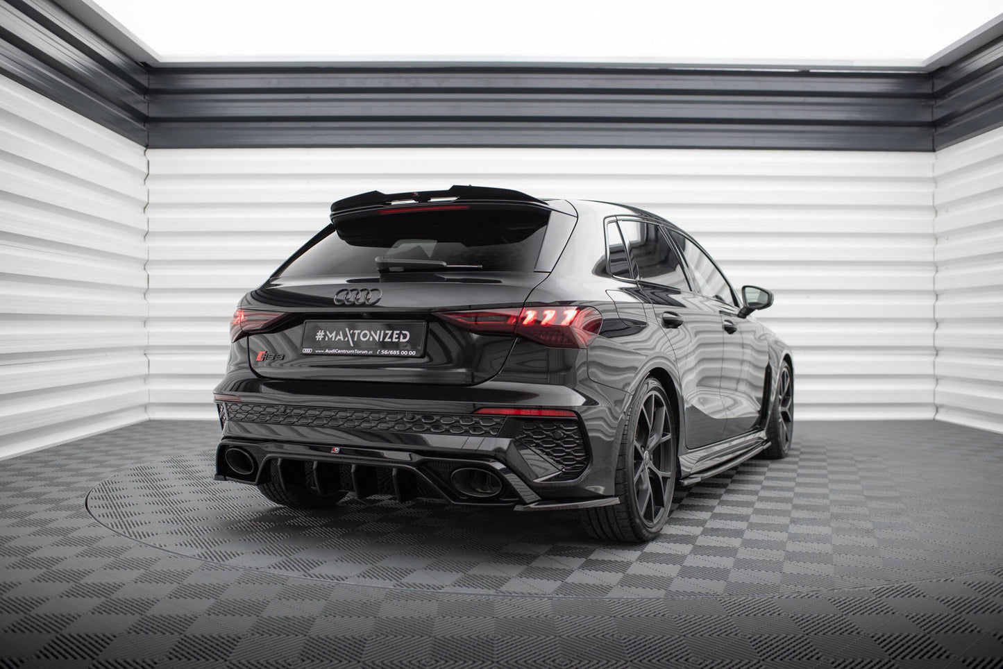 Spoiler Cap V.2 Audi RS3 / S3 / A3 S-Line Sportback 8Y / 8Y Facelift