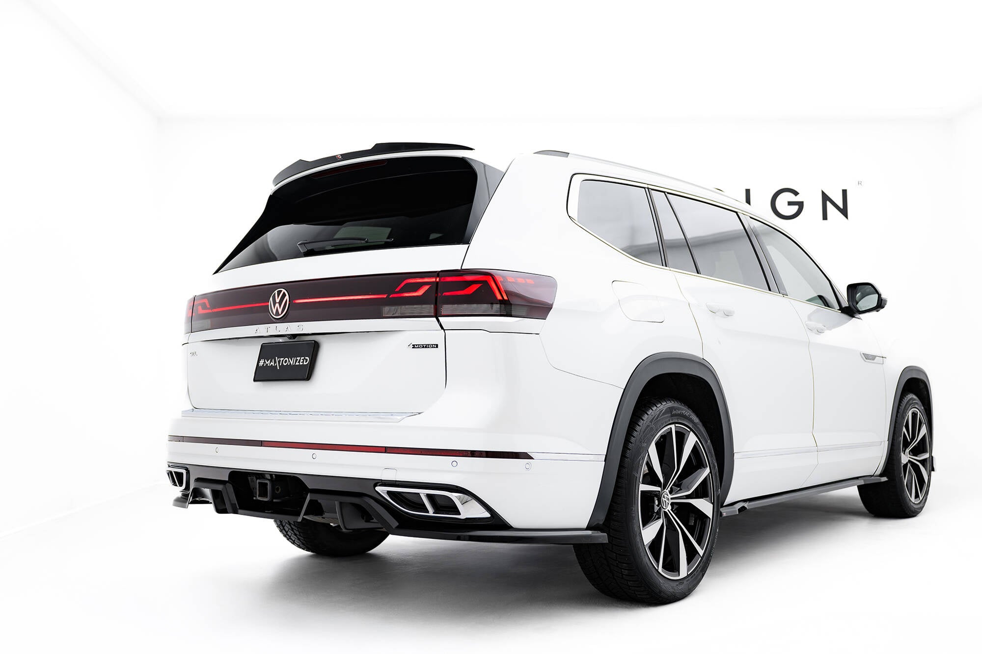 Atlas R Line Badging Spoiler Cap Volkswagen Atlas R-Line Mk1 Facelift 2 – Maxton Design