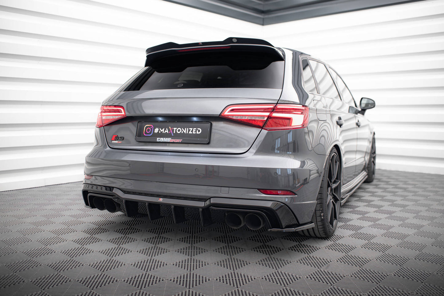 Set of Splitters Audi S3 Sportback 8V Facelift