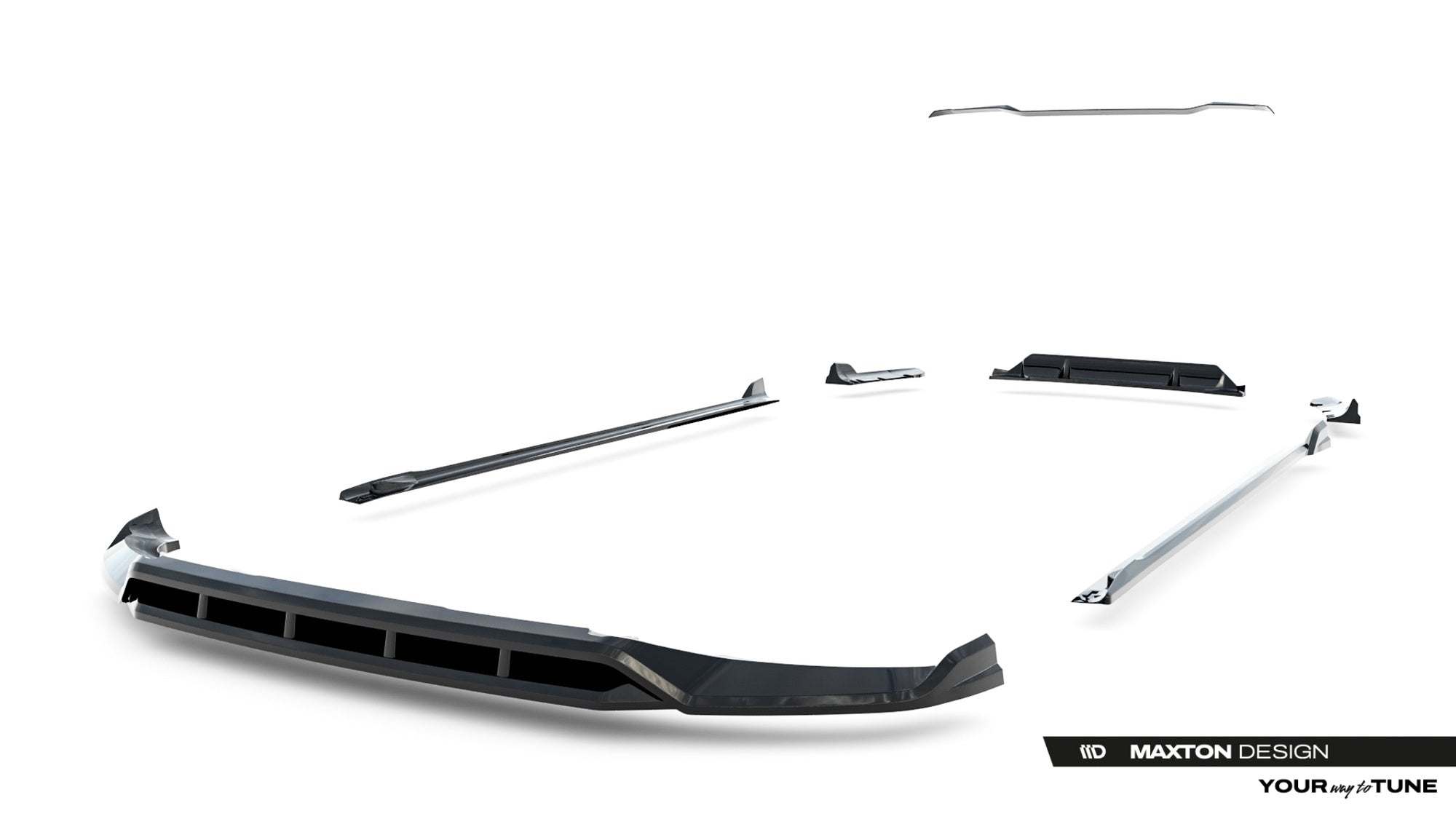 Set of Splitters BMW X3 M-Pack G01 Facelift – Maxton Design