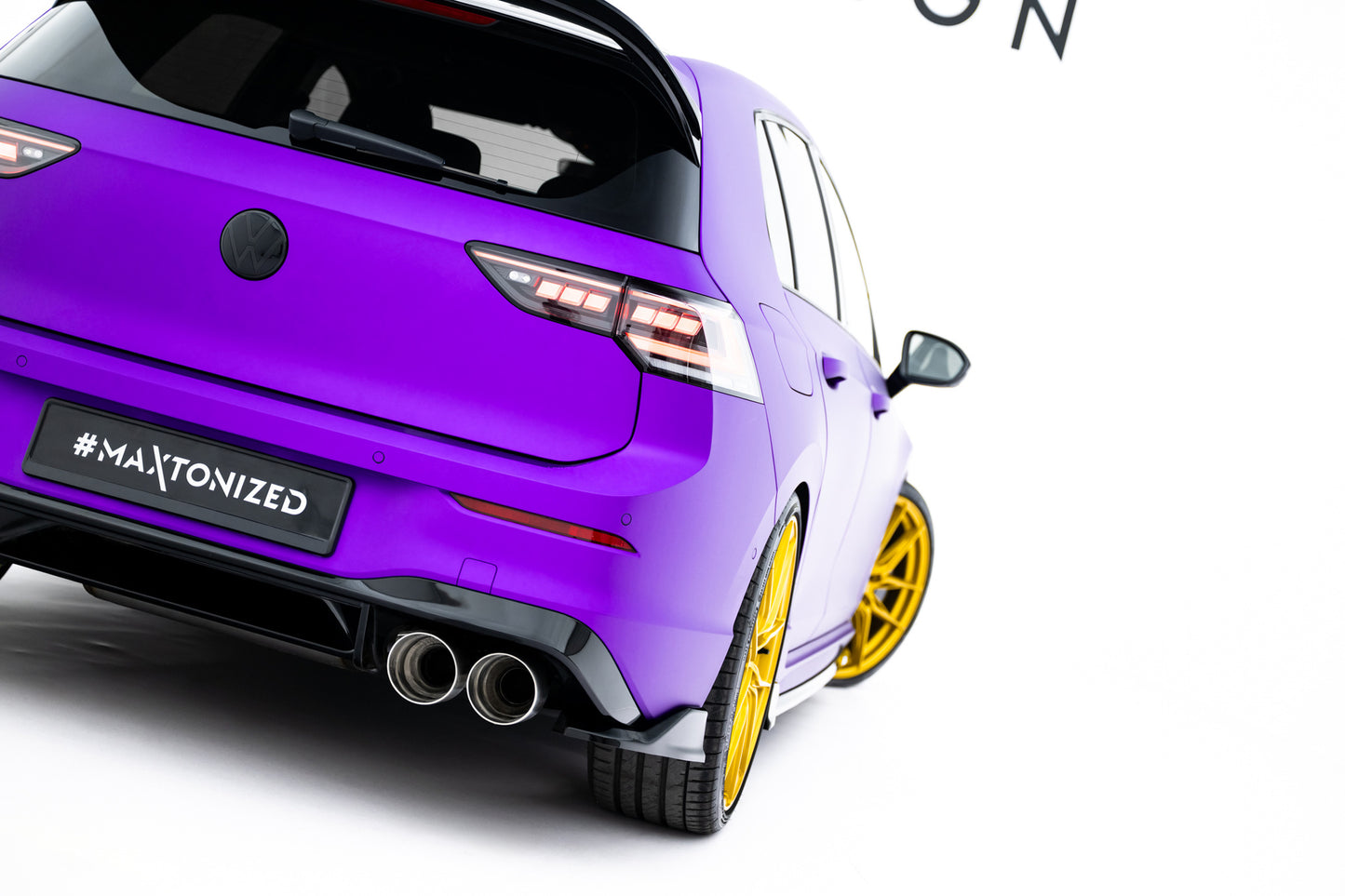 Set of Splitters V.1 Volkswagen Golf R Hatchback Mk8 Facelift