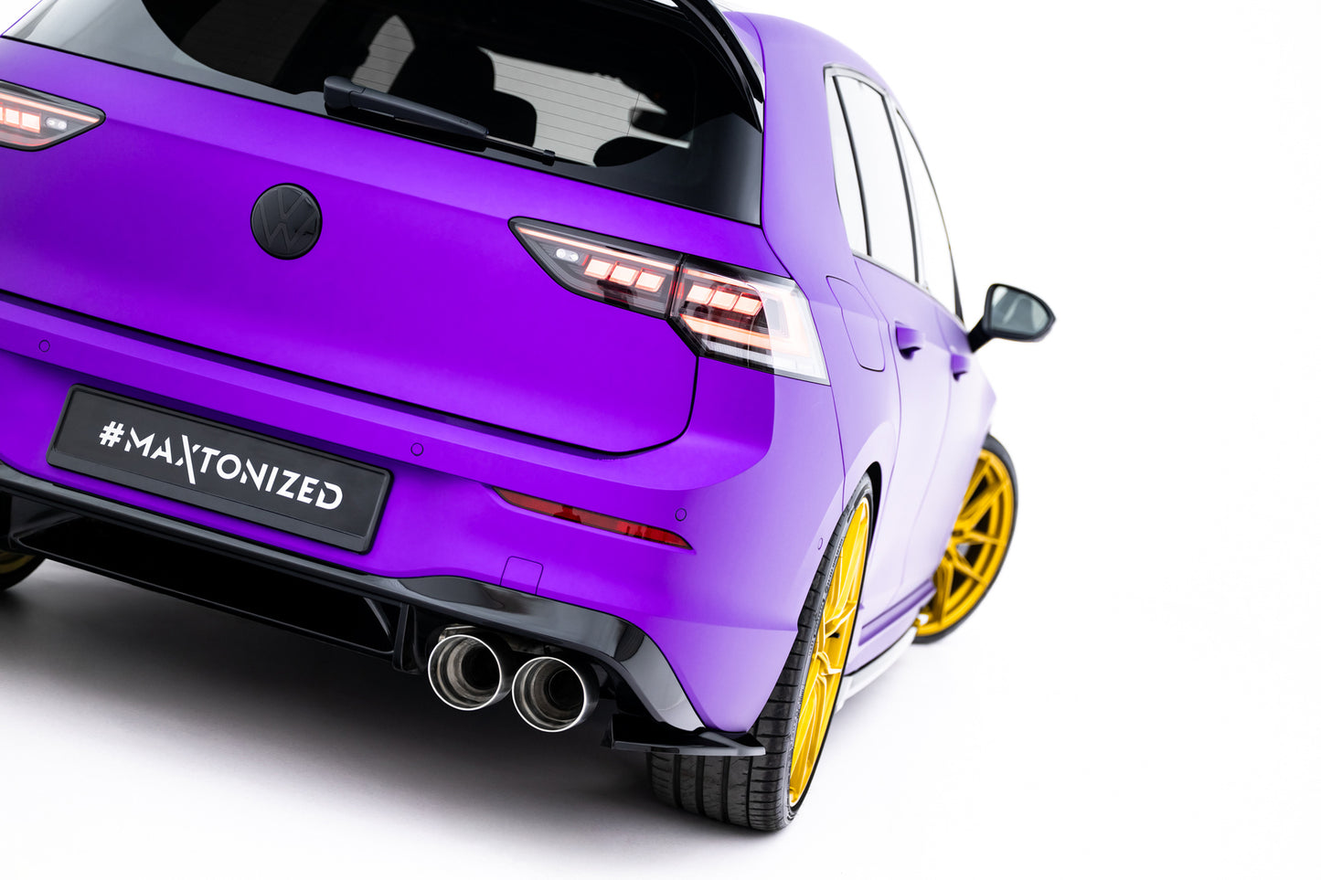 Set of Splitters V.2 Volkswagen Golf R Hatchback Mk8 Facelift