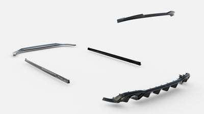 Set of Splitters Volkswagen Golf GTI Mk8