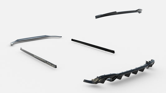 Set of Splitters Volkswagen Golf GTI Mk8