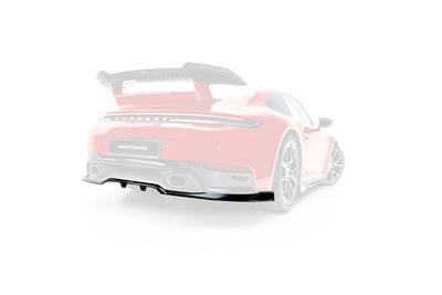 Rear Splitter (with vertical bars) suitable for Porsche 911 Carrera Aero 992 