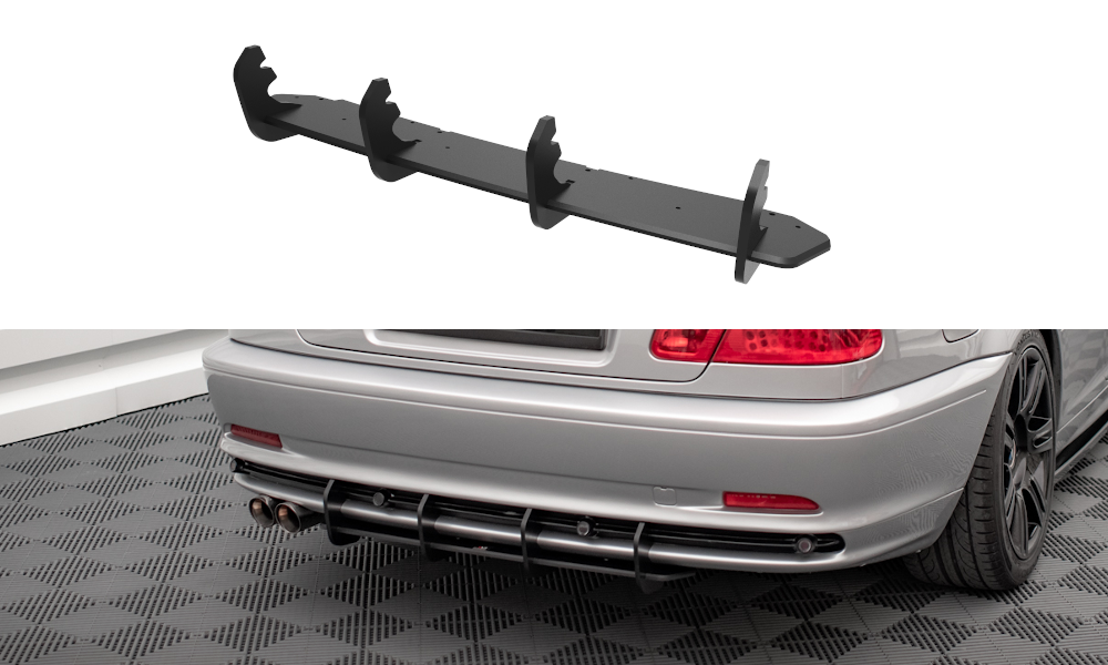 Front Splitter V.2 BMW 3 Coupe M-Pack E46, Our Offer \ BMW \ Seria 3 \ E46  [1998-2005]