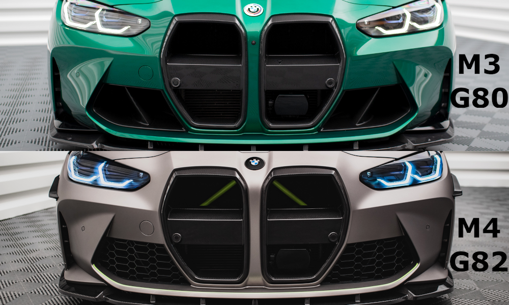 Carbon Fiber Front Grill BMW M4 G82 / M3 G80 Without ACC Sensor | Our ...