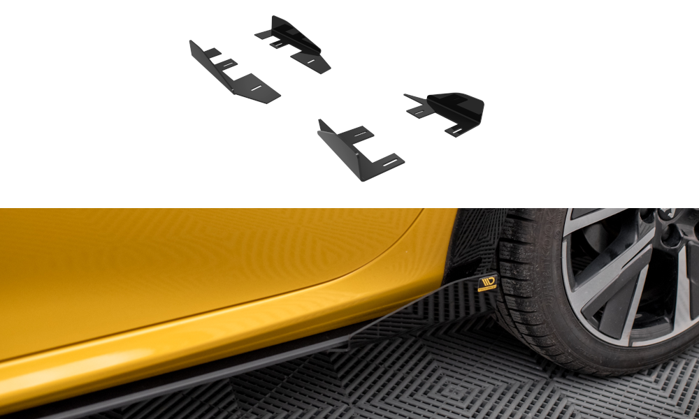 Peugeot 208 clearance mud flaps
