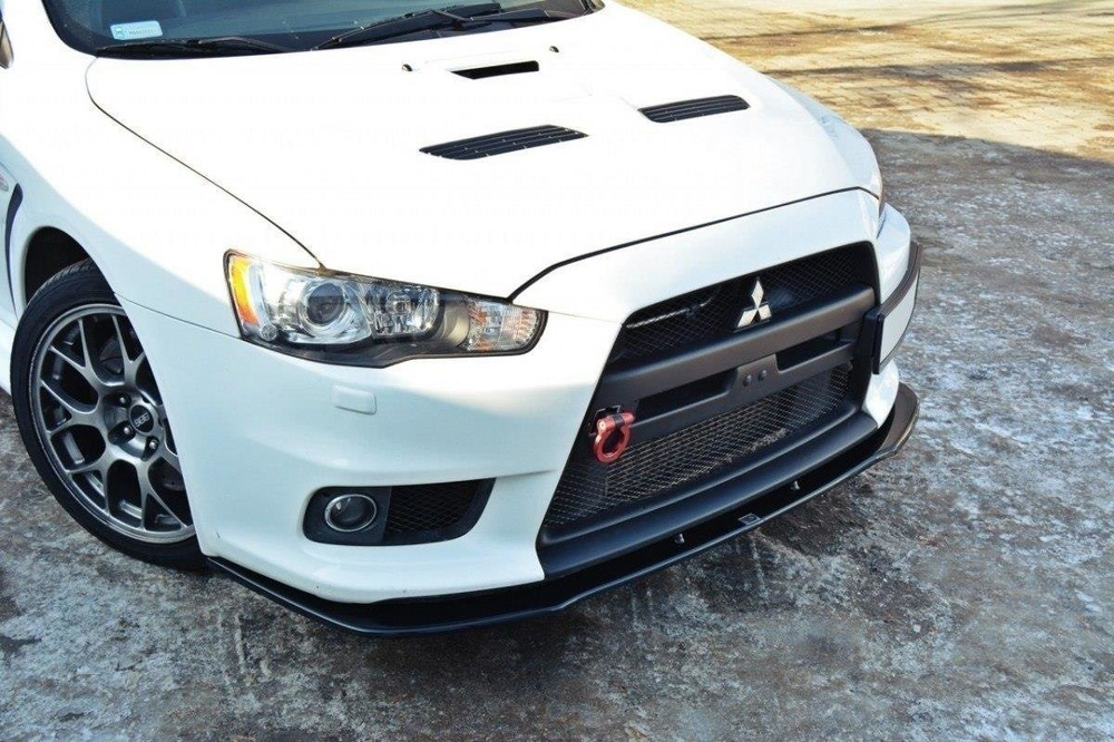 FRONT SPLITTER V.1 Mitsubishi Lancer Evo X Gloss Black Our Offer