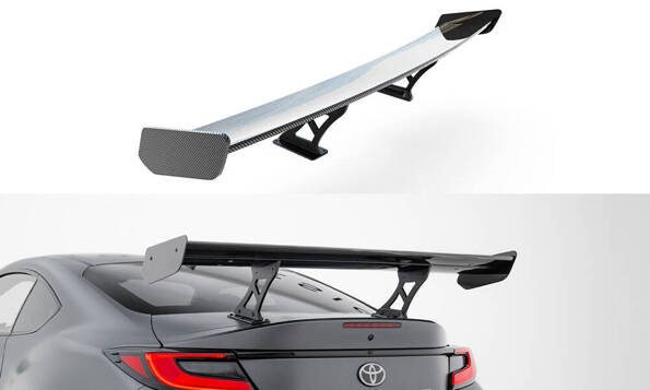 Carbon Spoiler With Internal Brackets Uprights Toyota GR86 / Subaru BRZ Mk2