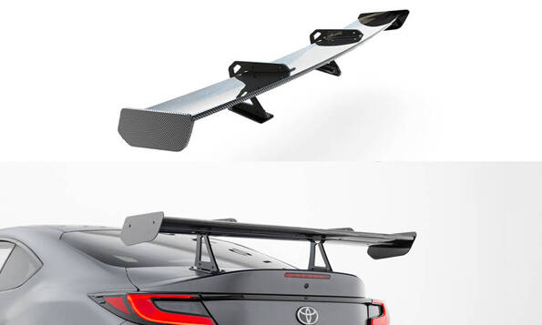 Carbon Spoiler With Upper Swan Mounting  Toyota GR86 / Subaru BRZ Mk2