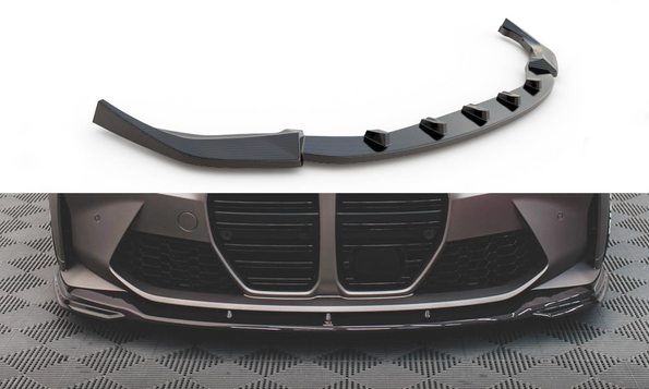 Prepreg Carbon Fiber Front Splitter V.2 BMW M4 G82