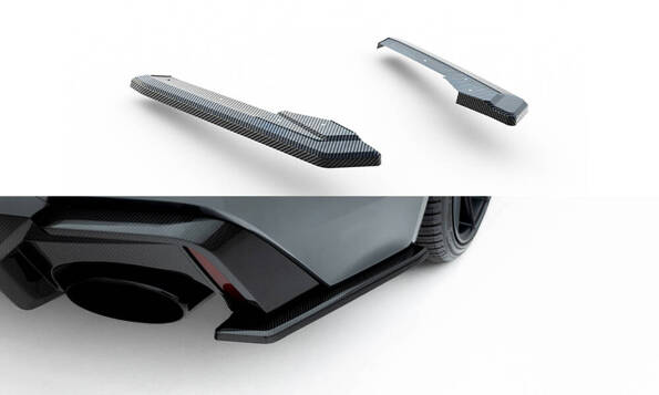 Prepreg Carbon Fiber Rear Side Splitters Audi RS6 C8