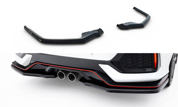 Rear Splitter V.2 Honda Civic Sport Mk 10 Facelift