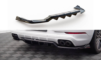 Rear Splitter (with vertical bars) Porsche Cayenne Coupe / SUV Mk3