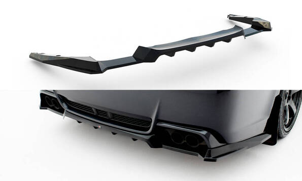 Rear Splitter (with vertical bars) Subaru Impreza WRX STI Mk3 Facelift