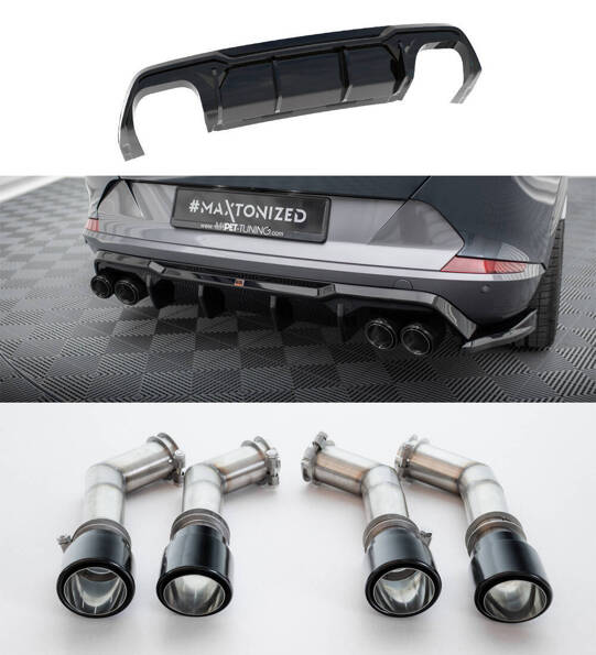 Rear Valance V.3 + Exhaust Tips Cupra Formentor VZ Mk1 / Mk1 Facelift