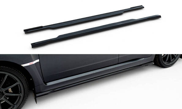 Side Skirts Diffusers V.2 Subaru Impreza WRX STI Mk3 Facelift