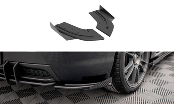 Street Pro Rear Side Splitters + Flaps Mazda 3 MPS Mk1 US-Spec Version