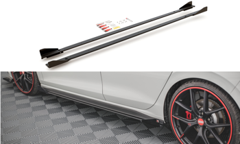 Street Pro Side Skirts Diffusers + Flaps Volkswagen Golf GTI / GTE / GTI Clubsport / R-Line Mk8