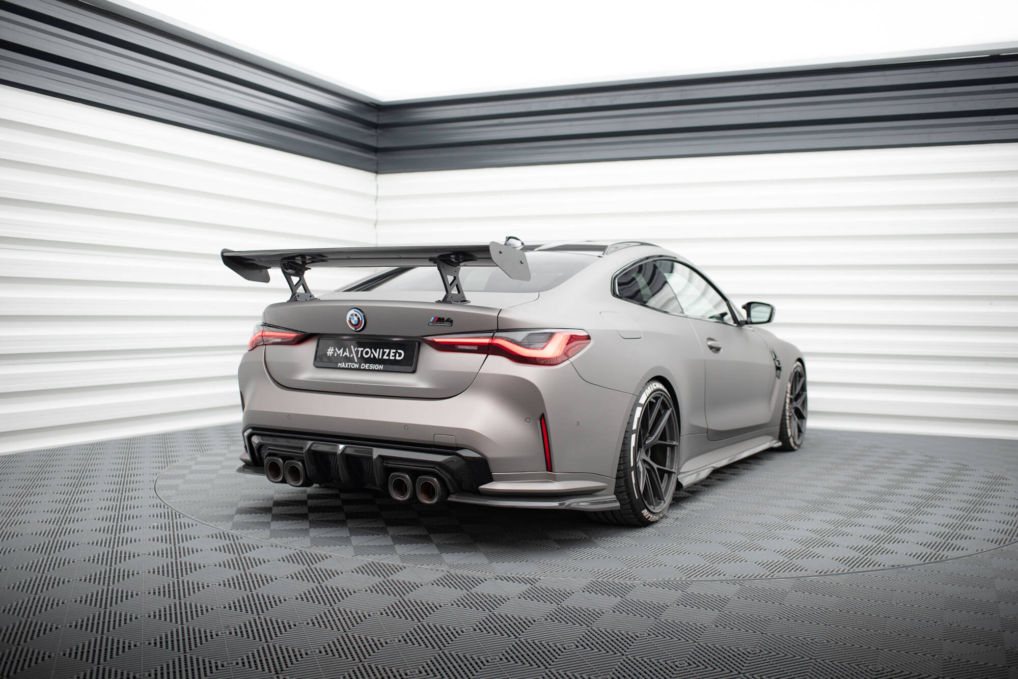 Carbon Spoiler With Internal Brackets Uprights BMW M4 G82 / M440i G22 ...