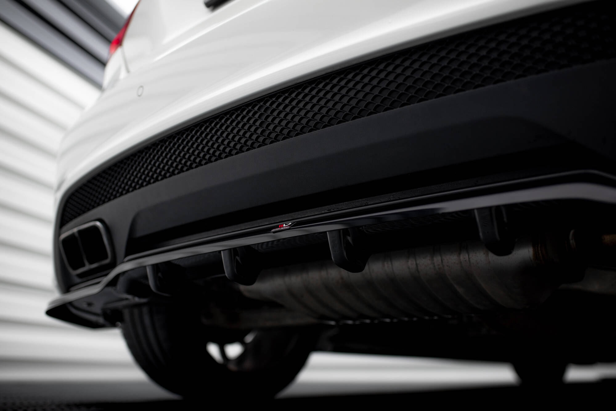 Central Rear Splitter (with vertical bars) Mercedes-Benz A45 AMG W176 ...