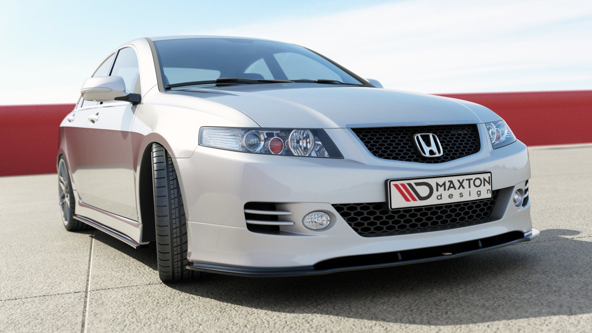 Front Splitter Honda Accord Vii Type-S Textured | Our Offer \ Honda \ Accord \ Mk7 Type-S [2002-2007] | Maxton Design