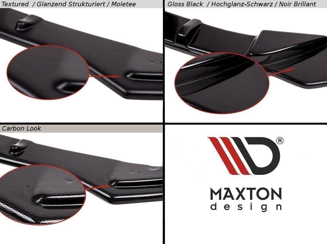 PEUGEOT 206 (for: XSI, | CC, Design SPORT) RC, S16, Black | FRONT GTI, Gloss \\ 206 \\ SPLITTER XS, \\ Peugeot Offer Maxton Our Peugeot 206