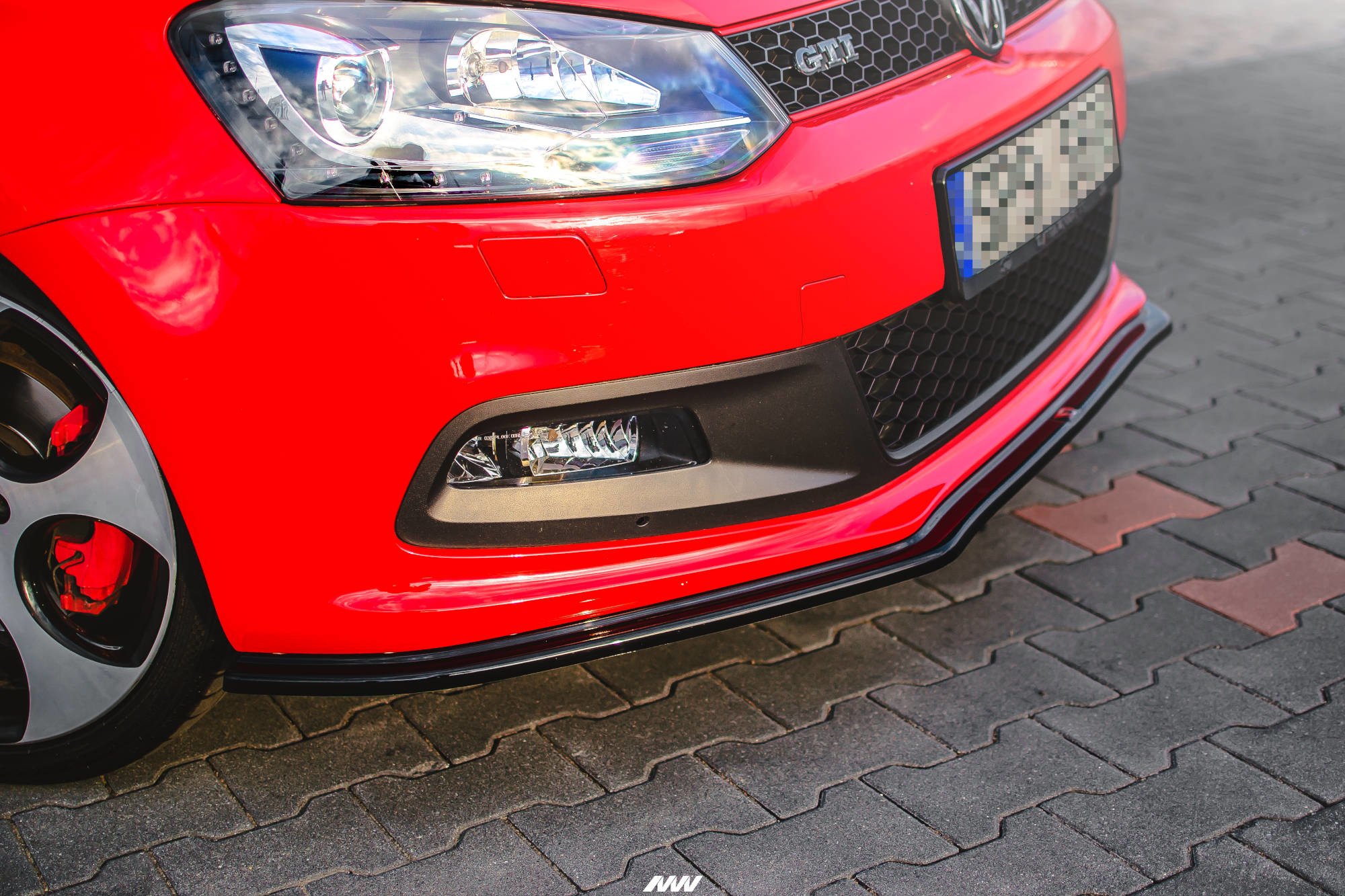 Front Splitter V 2 Volkswagen Polo Mk5 Gti 6r Preface Carbon Look Our Offer Volkswagen