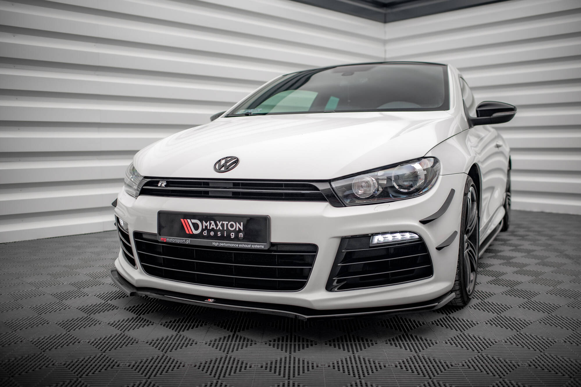 FRONT SPLITTER VW SCIROCCO R ver2 Gloss Black | Our Offer \ Volkswagen ...