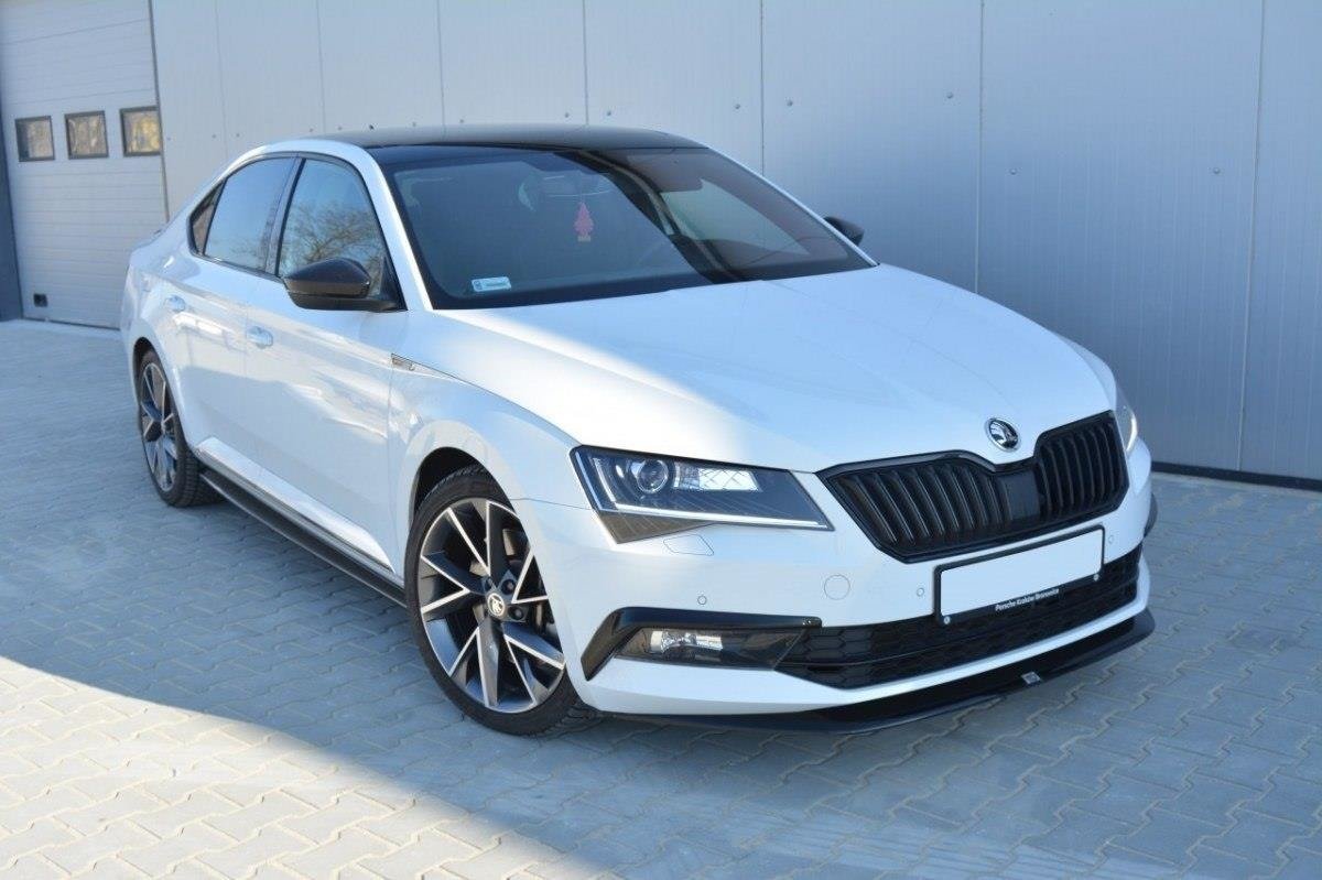 Front Splitter V.1 Skoda Superb Mk3 Carbon Look | Our Offer \ Skoda ...